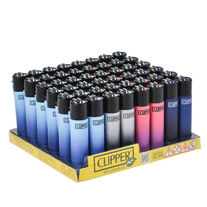 Briquet "Gradient" - Display - Plastique - Clipper Briquet "Gradient" - Display - Plastique - Clipper