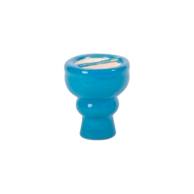 Foyer Chicha Double compartiment - Turquoise - Terre Cuite Foyer Chicha Double compartiment - Turquoise - Terre Cuite