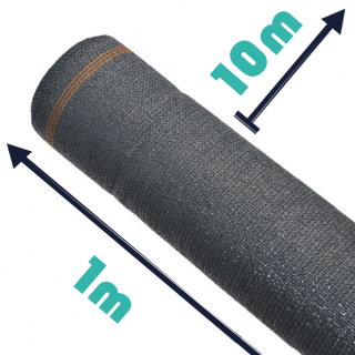 Anthracite 1m x 10m - Brise-Vues (PEHD)
