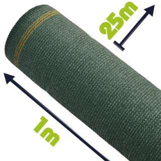 Vert Foncé 25m - Brise-Vues (PEHD)