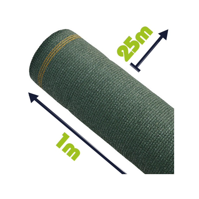 Vert Foncé 25m - Brise-Vues (PEHD)