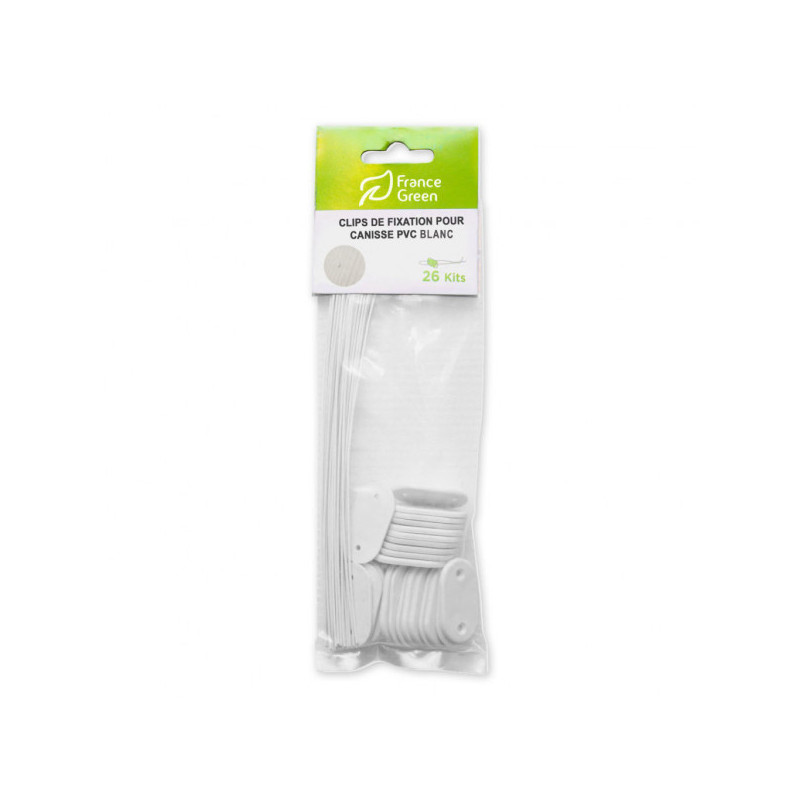 Clip de Fixation Blanc - Accessoires De Fixation Clip de Fixation Blanc - Accessoires De Fixation