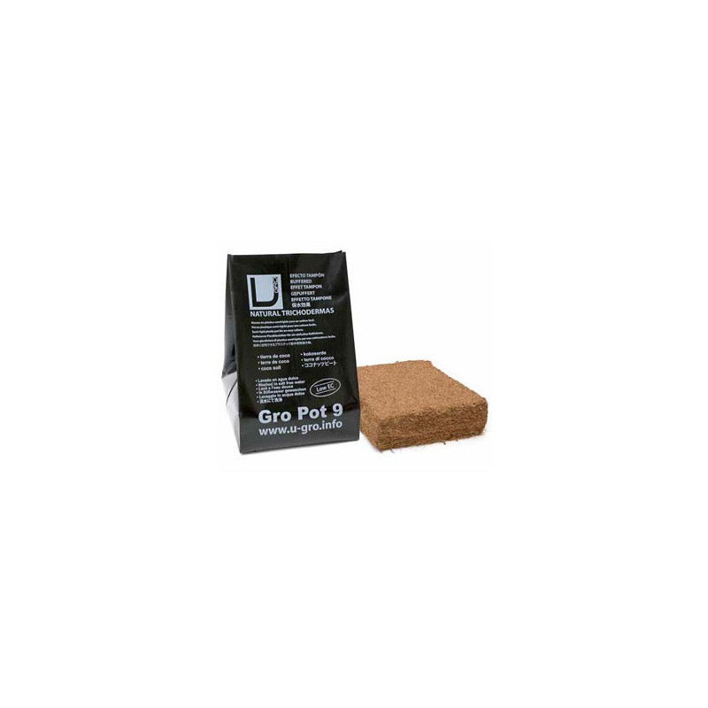 UGro - Coco Block Compressé forteco - Pot 9 L - 18x18x5 cm UGro - Coco Block Compressé forteco - Pot 9 L - 18x18x5 cm