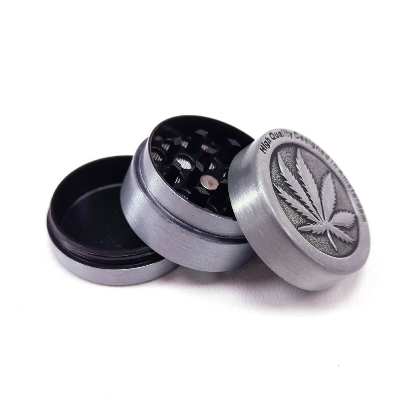 Grinder Pollinator Métal Feuille D'argent - 30 mm