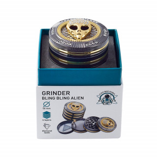 Grinder Pollinator Coffret Cadeau Diamants Alien - 50 mm