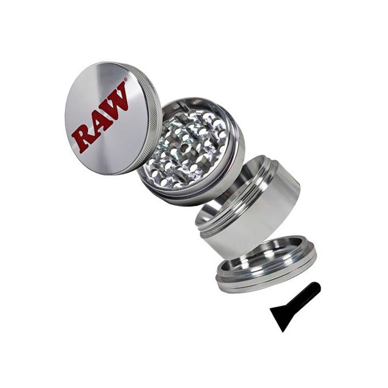 Grinder Pollinator Métal Raw - 56 mm Argent Grinder Pollinator Métal Raw - 56 mm Argent
