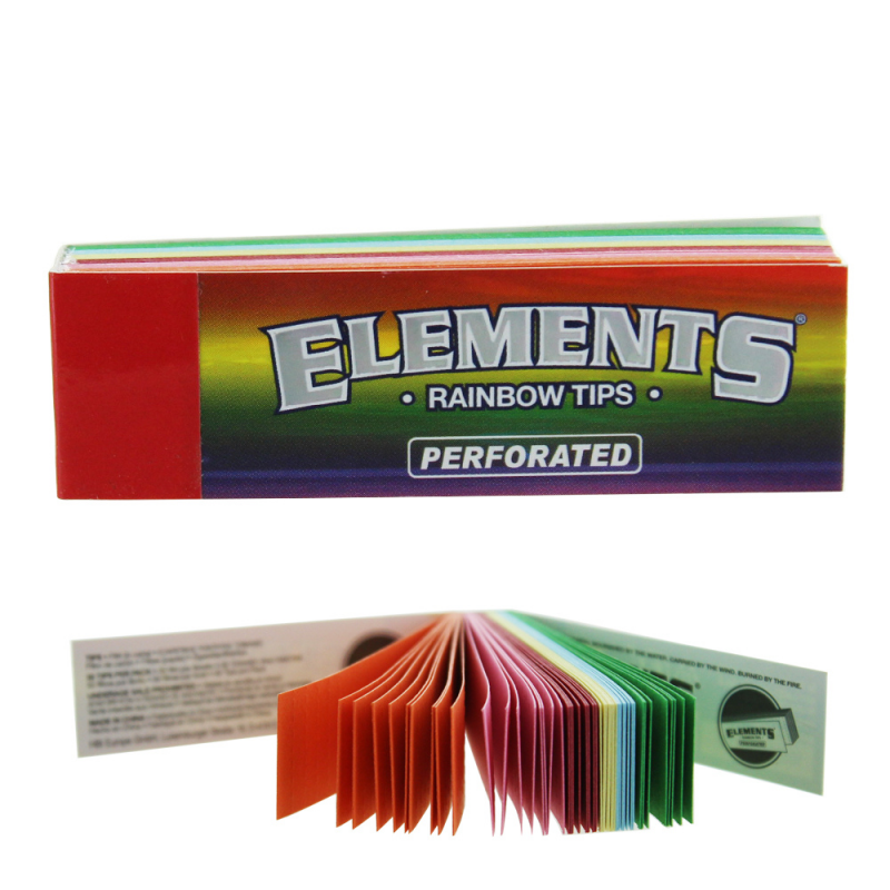 Filtre Carton Elements - Rainbow - 50 carnets/boite