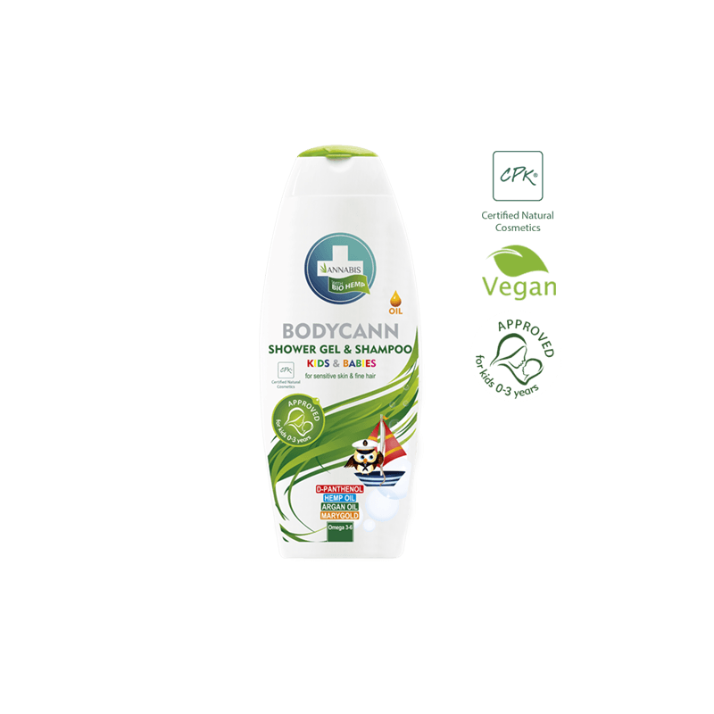 Bodycann annabis gel douche enfants 250 ml