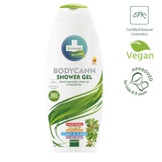 Bodycann annabis gel douche naturel 250 ml