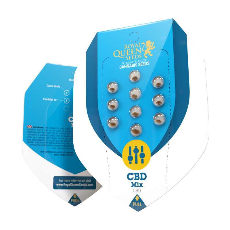 CBD Mix royal queen seeds féminisée CBD Mix royal queen seeds féminisée