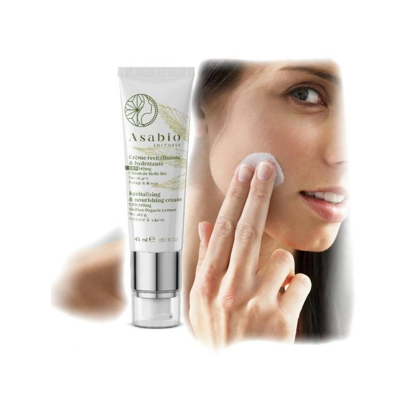 Crème revitalisante et hydratante naturelle - Asabio