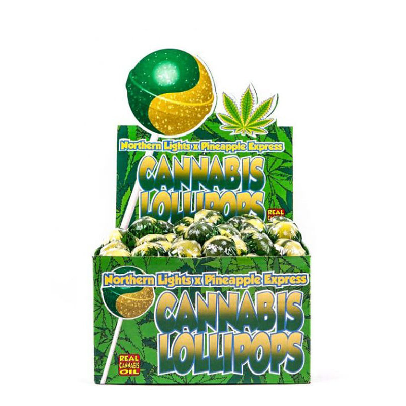 Sucette Lollipops NL x Pineapple express à l'unité Sucette Lollipops NL x Pineapple express à l'unité