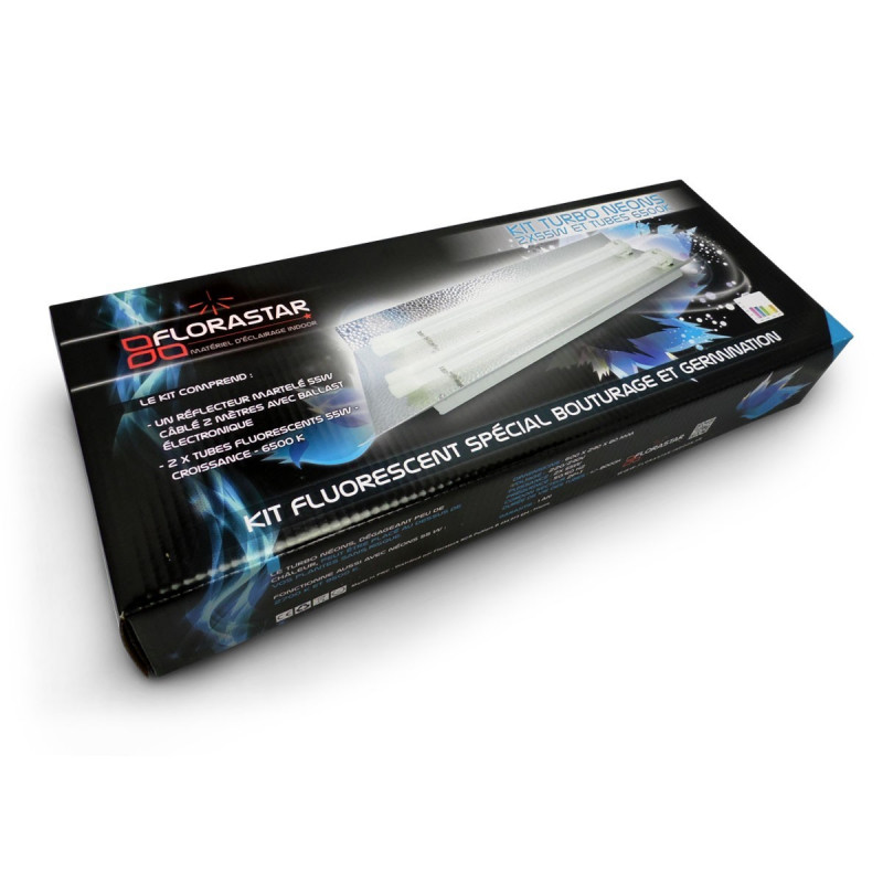 Système Turbo néon 2 x 55W + tubes 6500K florastar Système Turbo néon 2 x 55W + tubes 6500K florastar