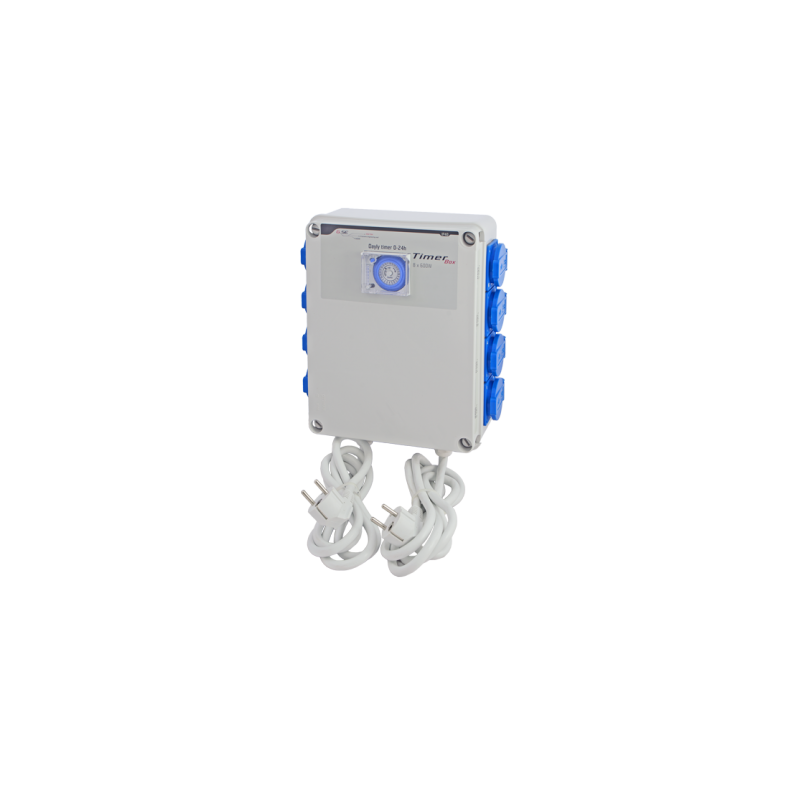 Programmateur d'éclairage 8 x 600W - Timer Box GSE Programmateur d'éclairage 8 x 600W - Timer Box GSE