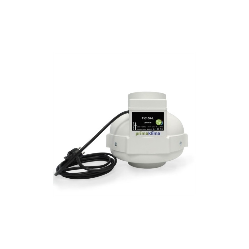 Extracteur d'air 280 m3/h - 1 vitesse - PK100 Extracteur d'air 280 m3/h - 1 vitesse - PK100