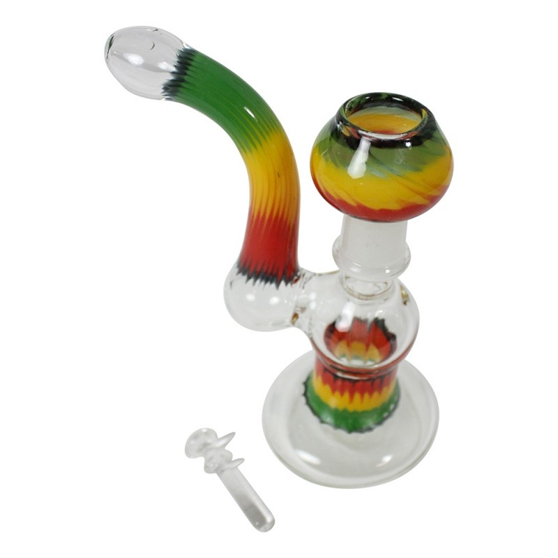Rasta Mushroom Oil Bang - 18cm