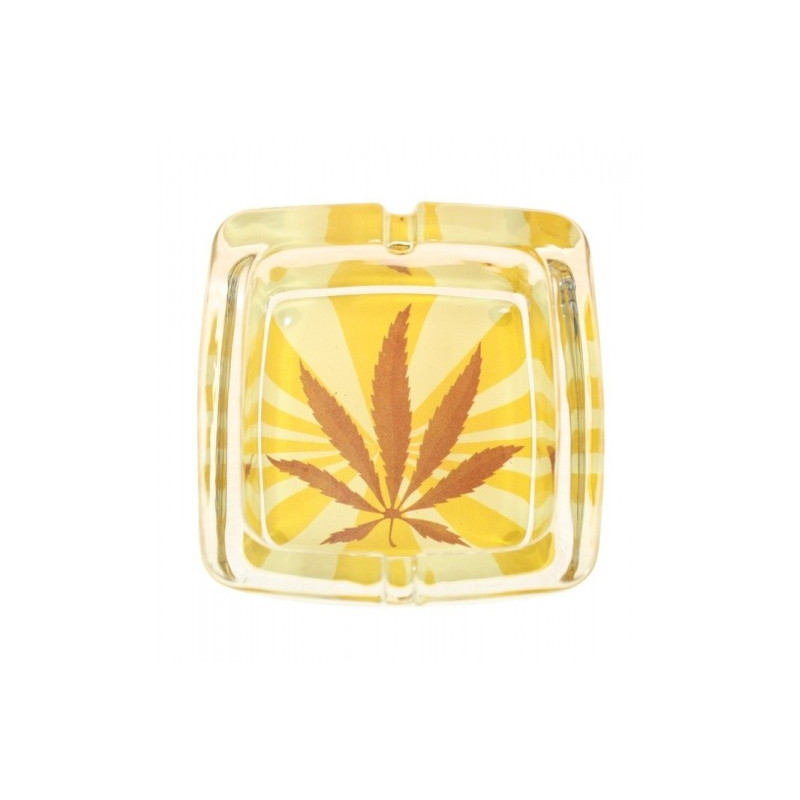 Cendrier carre - Ashtray - Leafy 3 - divers