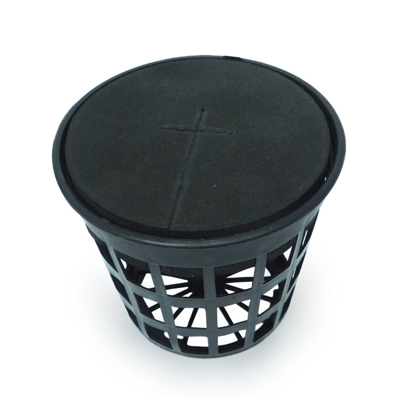 Disque néoprène noir 7,5 cm neptune hydroponics Disque néoprène noir 7,5 cm neptune hydroponics