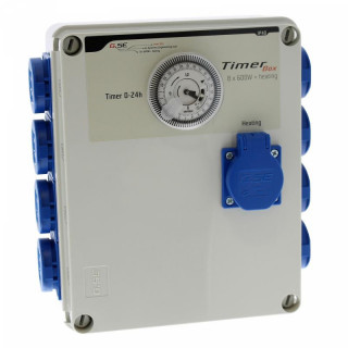 Programmateur d'éclairage 8 x 600W + prise chauffage GSE