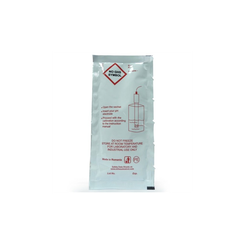 Solution d'étalonnage pH 4.01 Milwaukee - sachet 20 ml Solution d'étalonnage pH 4.01 Milwaukee - sachet 20 ml