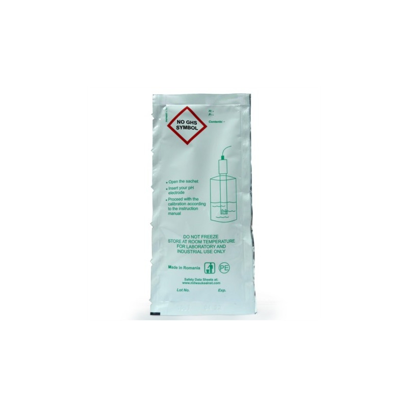Solution d'étalonnage pH 7.01 milwaukee sachet 20 ml Solution d'étalonnage pH 7.01 milwaukee sachet 20 ml