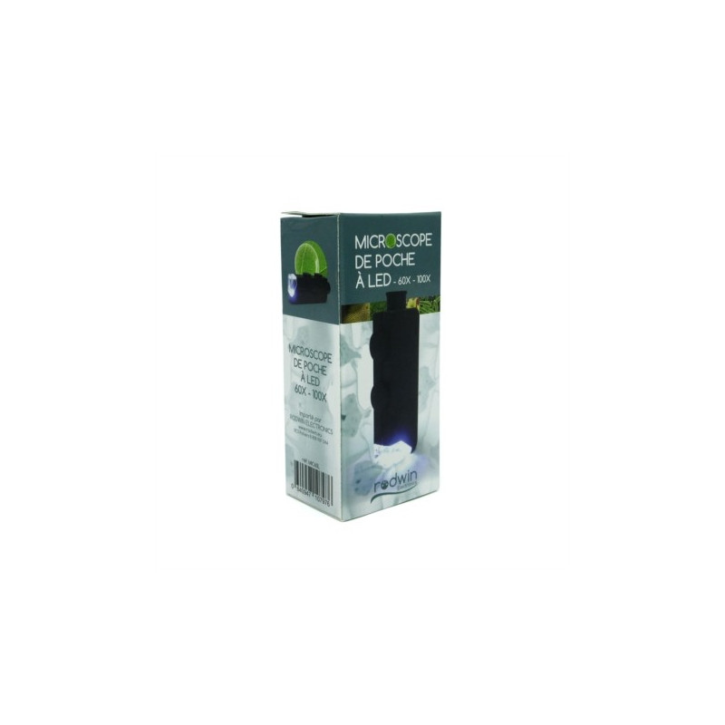 Microscope de poche zoom et focus 60/100 rodwin