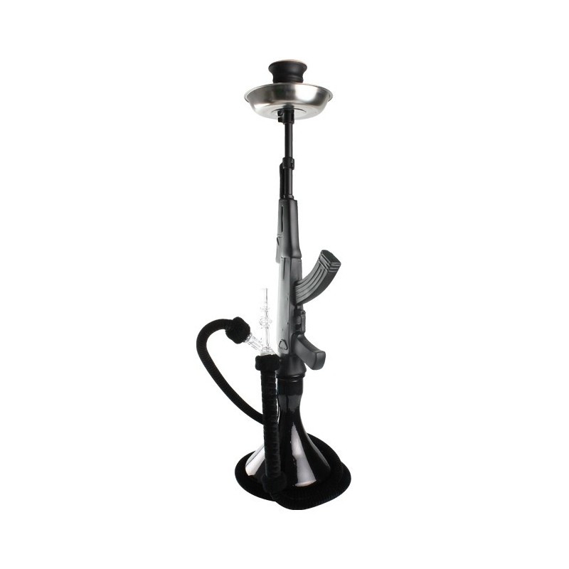 Shisha Jr. AK Hookah 84 cm - Noir - Shisha Sensation Shisha Jr. AK Hookah 84 cm - Noir - Shisha Sensation