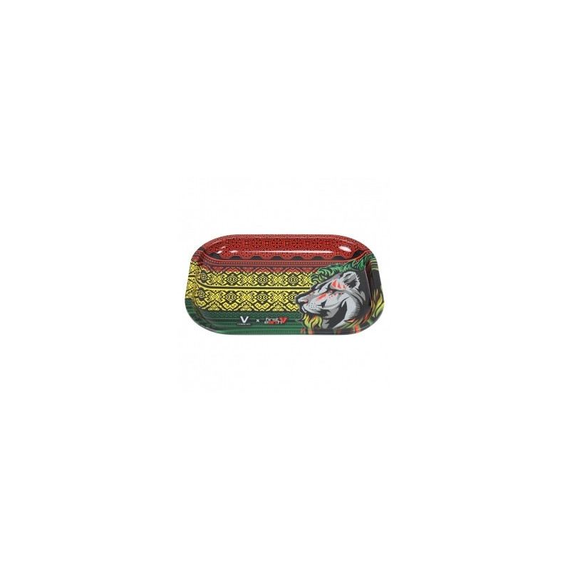 Plateau métal small 18 x 14 cm - Rasta Lion