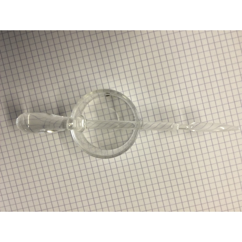 glass dabber with ash tray