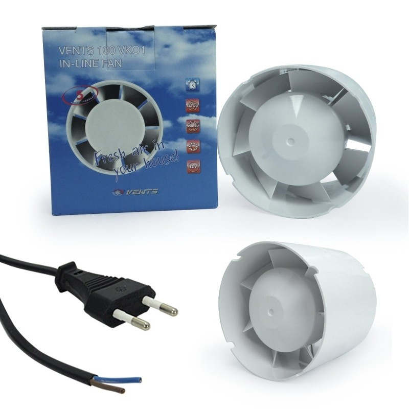 Pack intracteur + extracteur air 107 m3/h - Ø 100 mm Pack intracteur + extracteur air 107 m3/h - Ø 100 mm