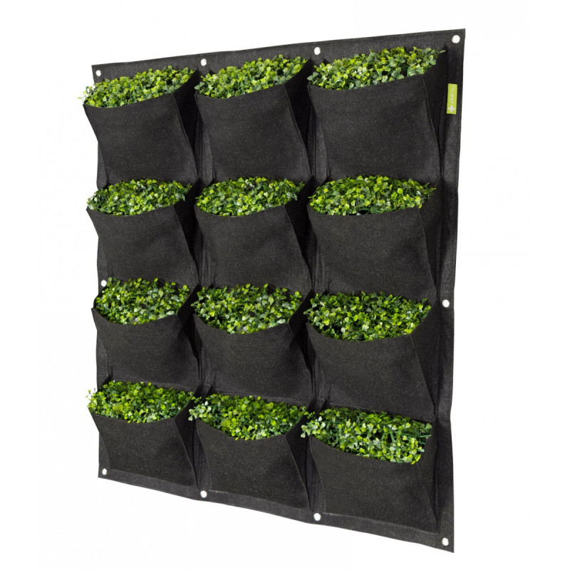 Mur végétal WALLPOT 12 poches - 90 x 100 cm Mur végétal WALLPOT 12 poches - 90 x 100 cm