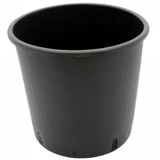 Pot rond noir 25 litres - 33 x 33 cm