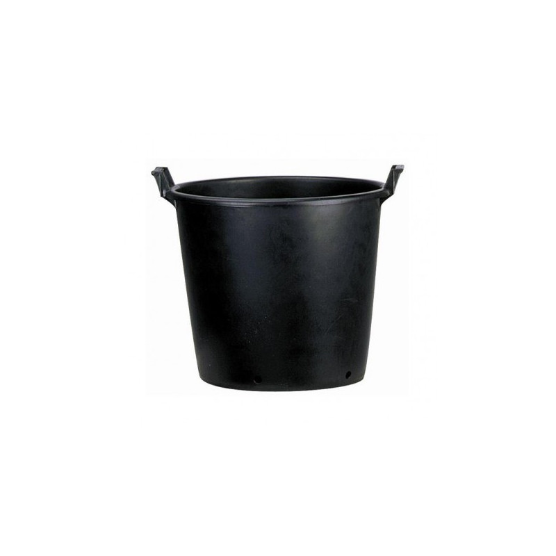 Pot rond noir 35 litres - 45 x 37 cm